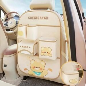 Bazarooh 2 in 1 Cartoon Car Seat Organiser, Car Organizer